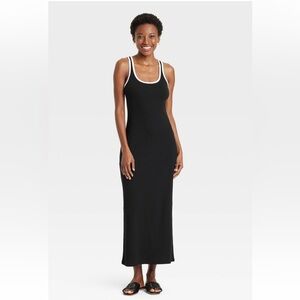 a new day Black and White Maxi Dress